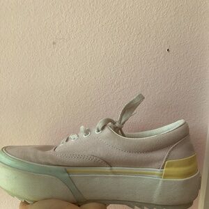 Like new colorful platform Era stacked Vans!